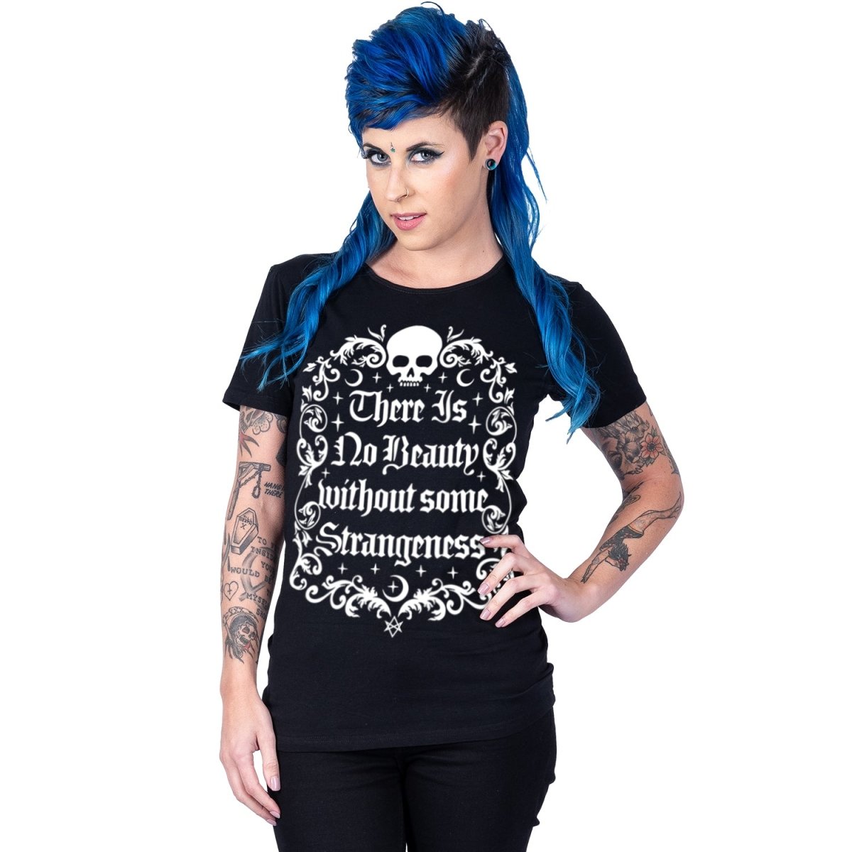 Too Fast | No Beauty Without Strangeness Womens Graphic T Shirt