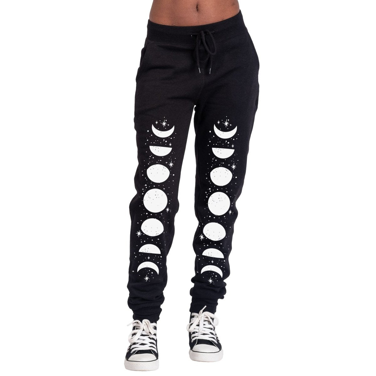 Too Fast | Phases Of The Moon Fleece Sweatpants