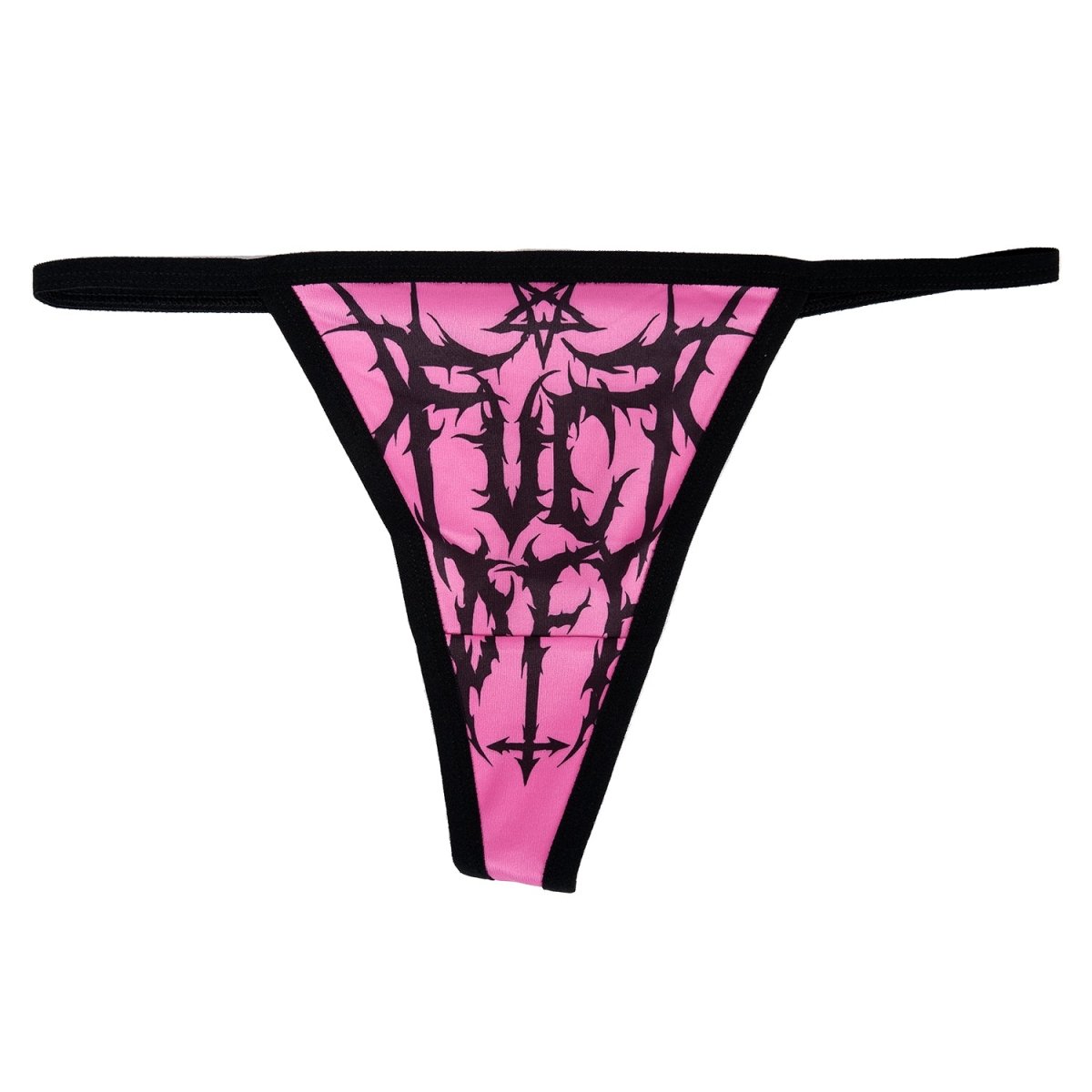 Too Fast | Pink F Off Thong Underwear