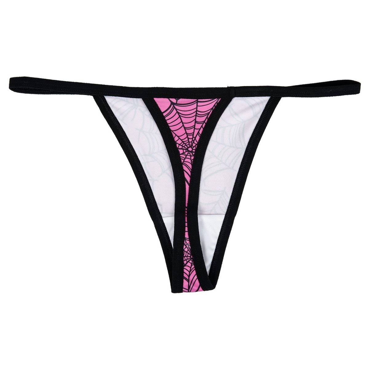 Too Fast | Pink Web Hearts Thong Underwear