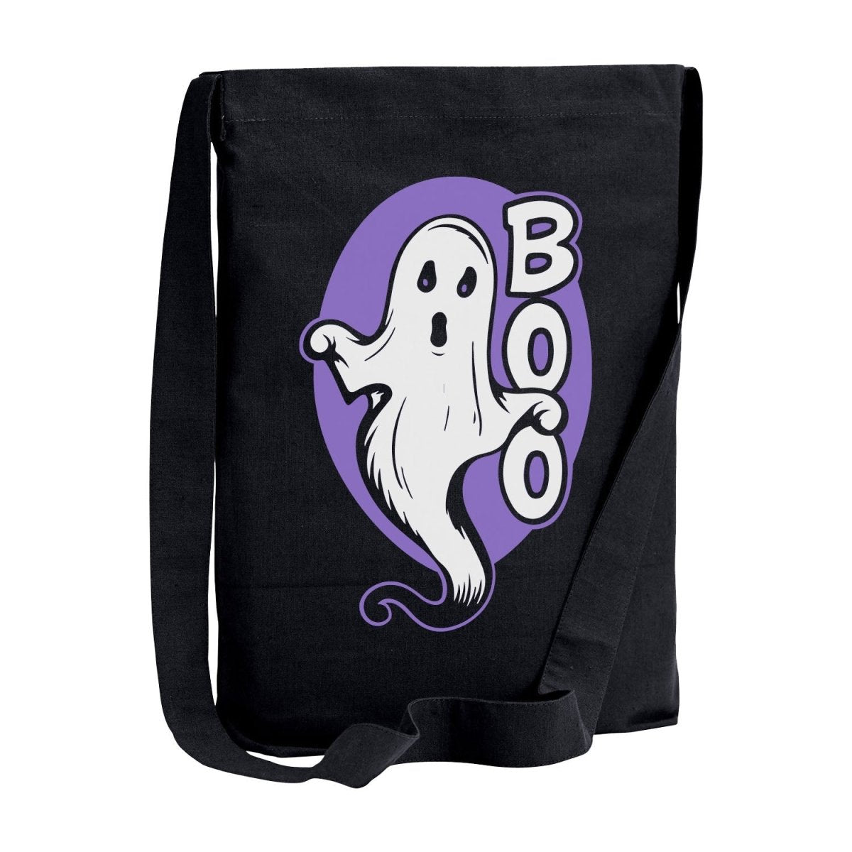 Too Fast | Purple Ghost Boo Crossbody Sling Tote Bag