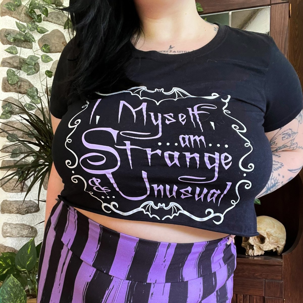 Too Fast | Purple I Myself Am Strange And Unusual Womens Graphic T Shirt
