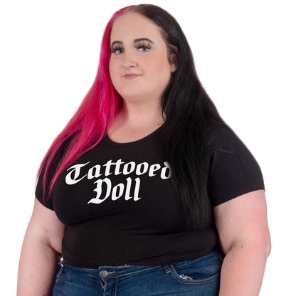 Too Fast | Tattooed Doll Cropped Baby Tee