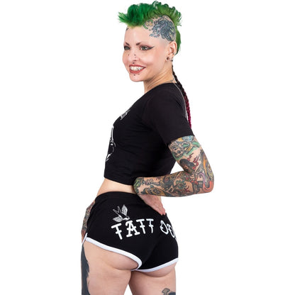 Too Fast | Traditional Tattoo Tattooed Black Dolphin Shorts