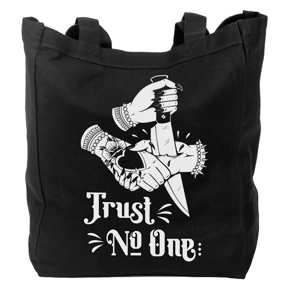 Too Fast | Trust No One Canvas Tote Bag