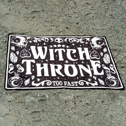 Too Fast | Witch Throne Shaped Beach Towel