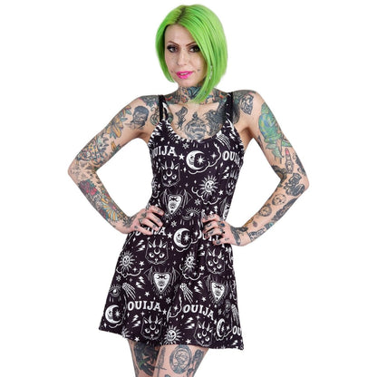 Too Fast | Witchy Symbols Ouija Board Skater Dress